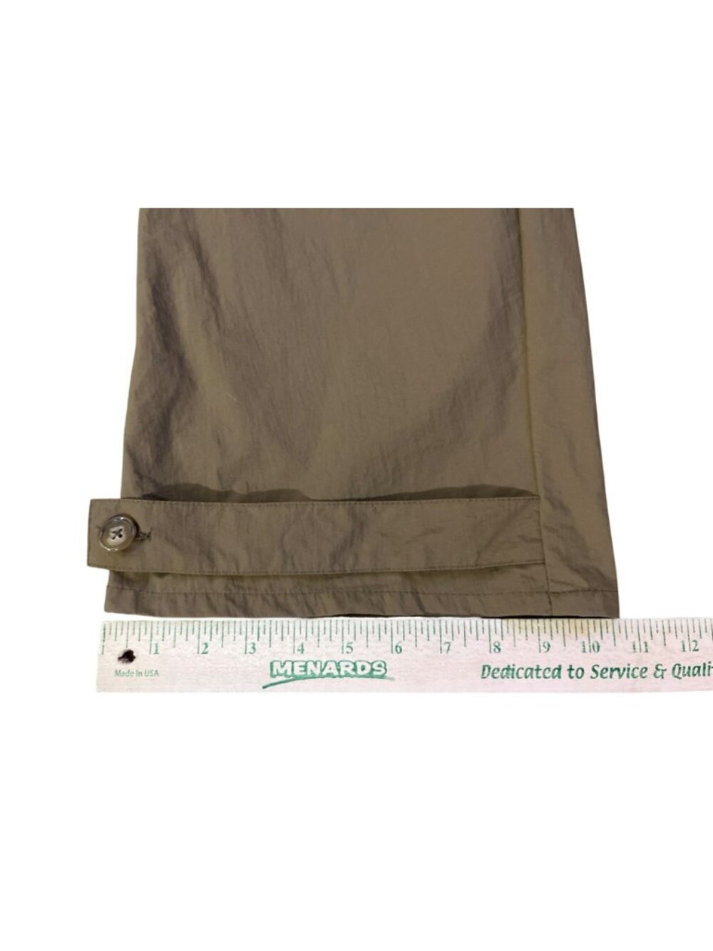 Forever 21 Cargo Pants Women's Small Dark Tan Belted Hem Nylon Blend Used - Picture 12 of 15